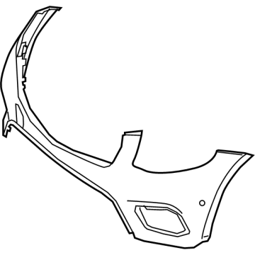Mercedes-Benz GLC63 AMG Bumper Cover - 253-885-41-02-9999