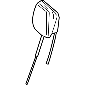 Mercedes-Benz 207-970-38-00-3E02 Headrest Mercedes-Benz 207-970-38-00-3E02 Headrest