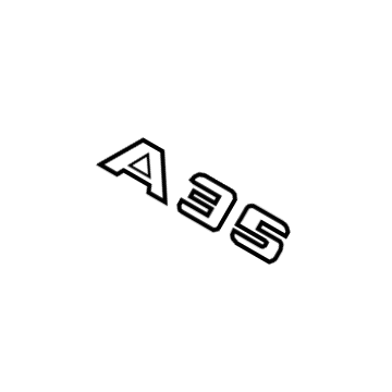 Mercedes-Benz A35 AMG Emblem - 177-817-53-00