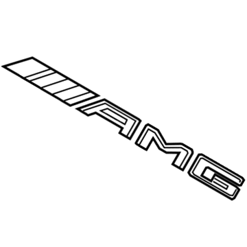 Mercedes-Benz A35 AMG Emblem - 177-817-46-00