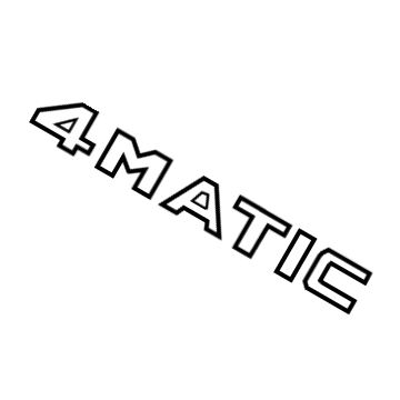 Mercedes-Benz A220 Emblem - 177-817-22-00