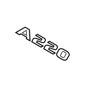 Mercedes-Benz A220 Emblem - 177-817-30-00