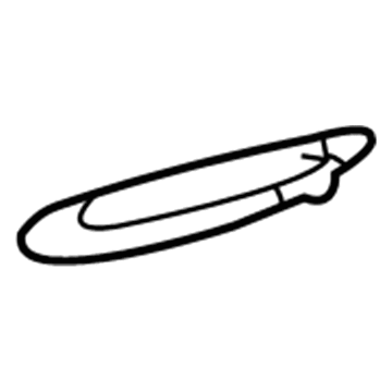 Mercedes-Benz CL600 Fuel Door - 215-757-00-06-9999