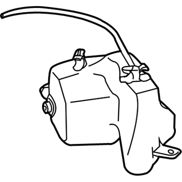 Mercedes-Benz E350 Windshield Washer Fluid Reservoir - 211-860-21-60