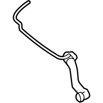 Mercedes-Benz C350 Coolant Reservoir Hose - 210-501-53-82