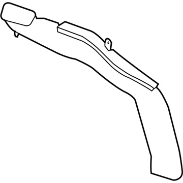 Mercedes-Benz R350 Air Duct - 251-830-06-46