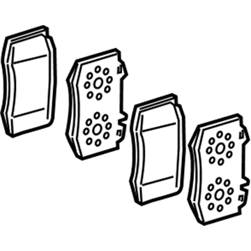 Mercedes-Benz CL600 Brake Pads - 000-420-15-05