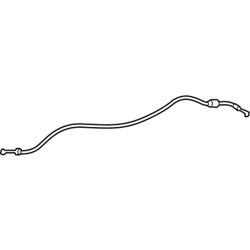 Mercedes-Benz EQE SUV AMG Hood Release Cable - 296-880-22-01