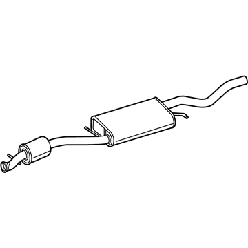 Mercedes-Benz Metris Muffler - 447-490-89-00