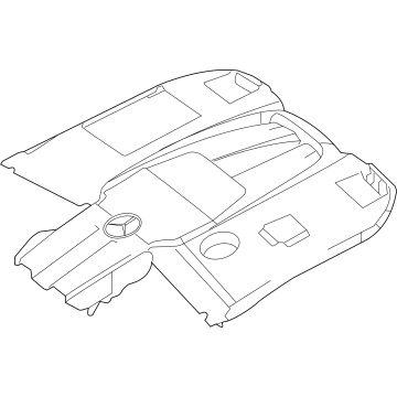 Mercedes-Benz GLE63 AMG S SUV Engine Cover - 177-010-87-01
