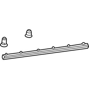 Mercedes-Benz CLK320 Door Seal - 208-690-12-62
