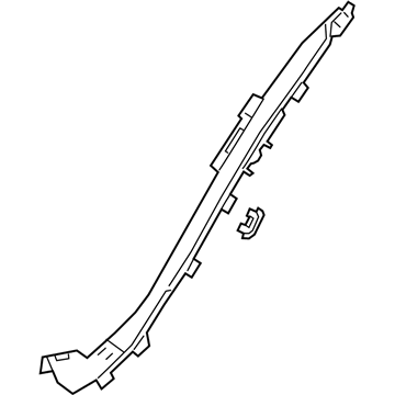 Mercedes-Benz 257-690-02-25-9051 Lower Quarter Trim Mercedes-Benz 257-690-02-25-9051 Lower Quarter Trim