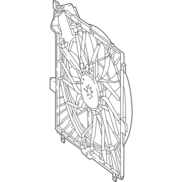 Mercedes-Benz G63 AMG Cooling Fan Assembly - 099-906-36-05