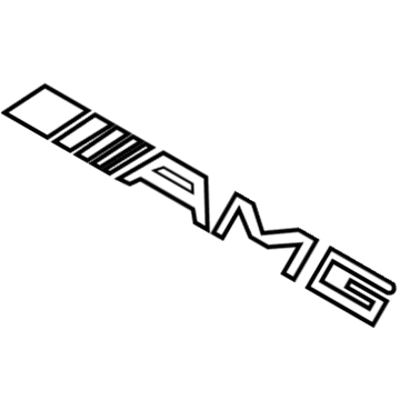 Mercedes-Benz E55 AMG Emblem - 211-817-06-15