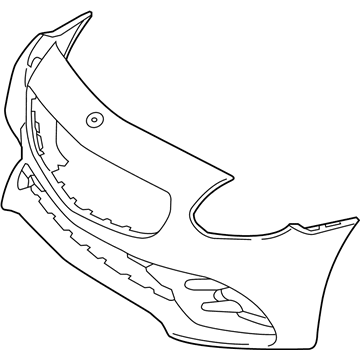 Mercedes-Benz SLC43 AMG Bumper Cover - 172-885-05-00-9999