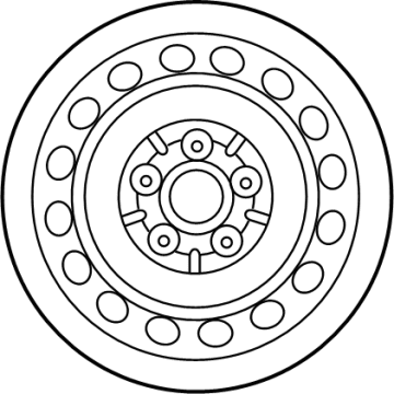 Mercedes-Benz Spare Wheel - 447-401-02-01-9206