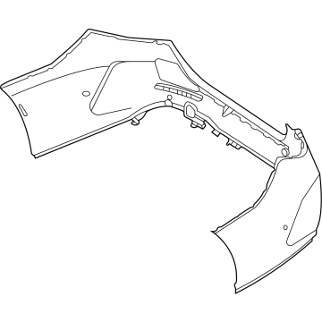 Mercedes-Benz C43 AMG Bumper Cover - 206-885-08-03-9999