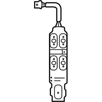 Mercedes-Benz CL600 Power Window Switch - 215-821-17-51-7C45