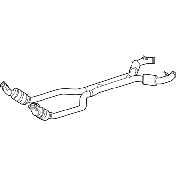 Mercedes-Benz SL63 AMG Exhaust Pipe - 231-490-07-19-80