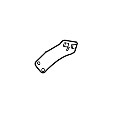 Mercedes-Benz GLA45 AMG Exhaust Hanger - 177-490-33-02