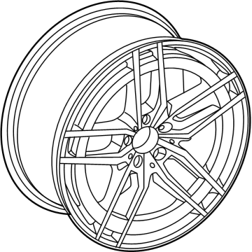 Mercedes-Benz SL63 AMG Spare Wheel - 232-401-21-00-64-7Y51