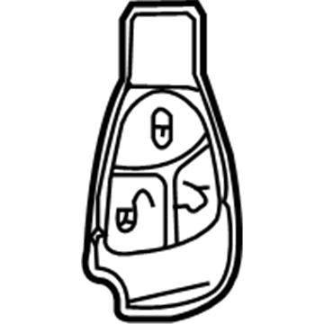 Mercedes-Benz CLS500 Key Fob - 203-766-54-06-0041