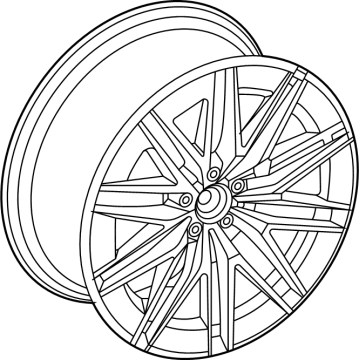 Mercedes-Benz GLE53 AMG SUV Alloy Wheels - 167-401-45-01-7Y51