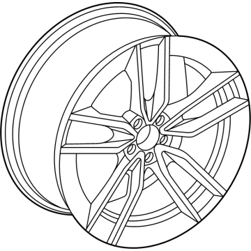 Mercedes-Benz GLE53 AMG Wheel Cover - 000-400-42-00-9283