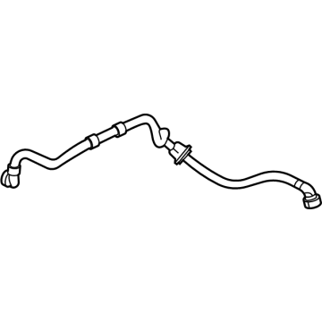 Mercedes-Benz Crankcase Breather Hose - 190-470-01-24