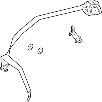 Mercedes-Benz EQS 450 Seat Belt - 297-860-10-00-9C94