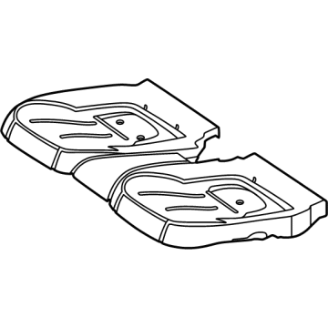 Mercedes-Benz EQS 450+ SUV Seat Cushion - 296-930-00-00