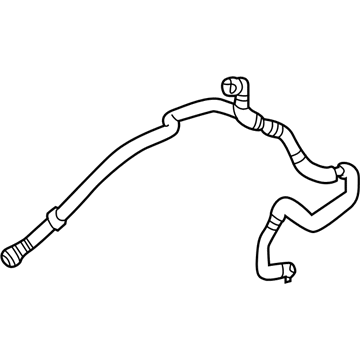 Mercedes-Benz GLE550e Cooling Hose - 166-500-97-75