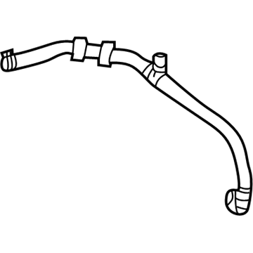 Mercedes-Benz GLE550e Cooling Hose - 166-500-77-75