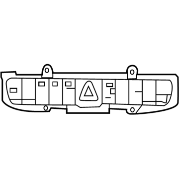 Mercedes-Benz Sprinter 2500 Hazard Warning Switch - 906-905-15-01
