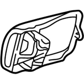 Mercedes-Benz E300 Fuel Door - 210-750-01-06