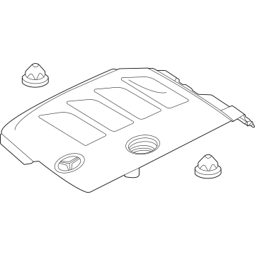 Mercedes-Benz E350 Engine Cover - 264-010-24-00