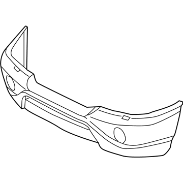 Mercedes-Benz ML500 Bumper Cover - 163-880-49-70