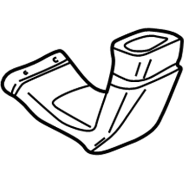 Mercedes-Benz E420 Air Duct - 210-831-44-46