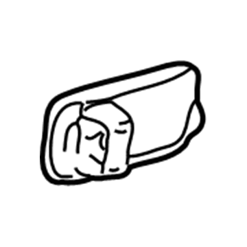 Mercedes-Benz CLK430 Fuel Door - 208-750-03-06