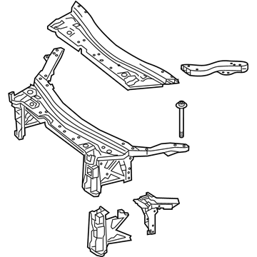 Mercedes-Benz GLC350e Radiator Support - 253-620-18-01