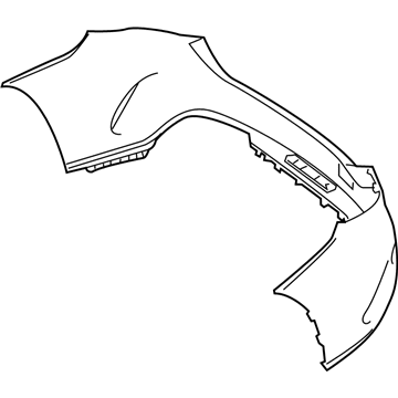 Mercedes-Benz GLE63 AMG S Bumper Cover - 292-885-13-25-9999