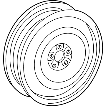 Mercedes-Benz ML430 Spare Wheel - 163-401-11-02