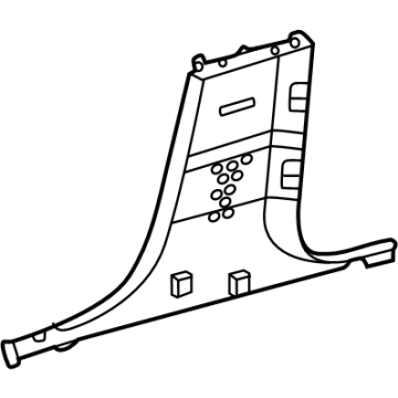 Mercedes-Benz GLC63 AMG S E Performance Pillar Panels - 254-690-61-00-9051