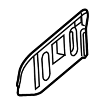 117-680-02-07-9051 Mercedes-Benz Display Unit Rear Cover Illustration 1 of 1