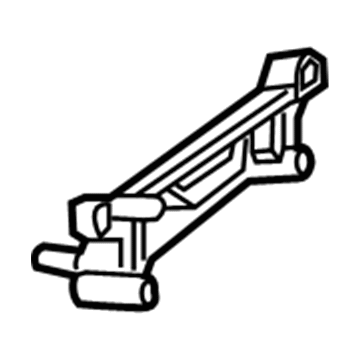 176-680-69-00 Mercedes-Benz Display Unit Bracket Illustration 1 of 1
