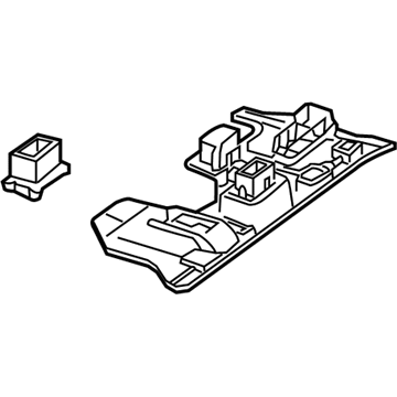 Mercedes-Benz 176-680-81-00 Knee Bolster 176-680-81-00 Mercedes-Benz Knee Bolster Illustration 1 of 1