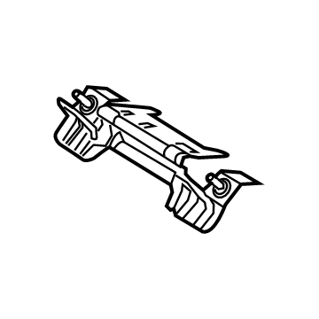 205-610-05-30 Mercedes-Benz Mount Panel Illustration 1 of 1