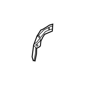 Mercedes-Benz 205-610-29-01 Front Plate 205-610-29-01 Mercedes-Benz Front Plate Illustration 1 of 1