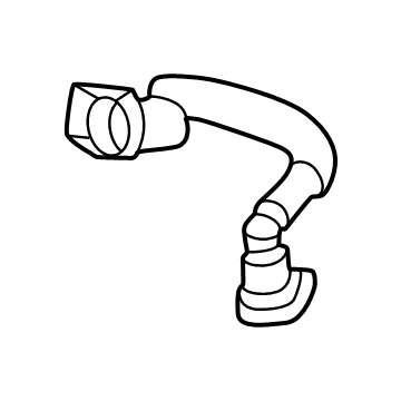 Mercedes-Benz S63 AMG E Performance Crankcase Breather Hose - 223-470-45-00