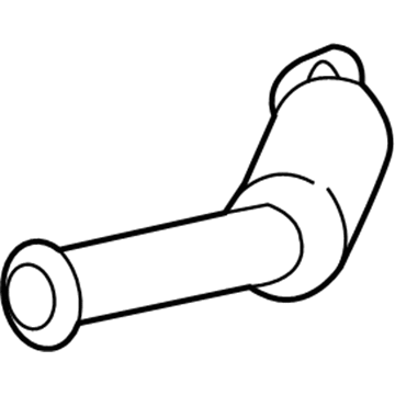 Mercedes-Benz GLE350 Exhaust Pipe - 166-490-42-36